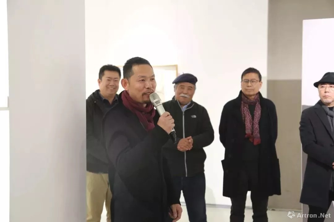 北京陈半丁艺术研究会会长刘松林致辞